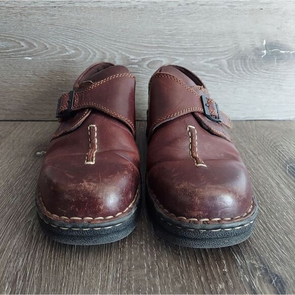 Eastland Womens Syracuse Slip-On Loafer, Brown Leather, 10 - Picture 2 of 9